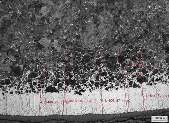 脱碳层厚度测试